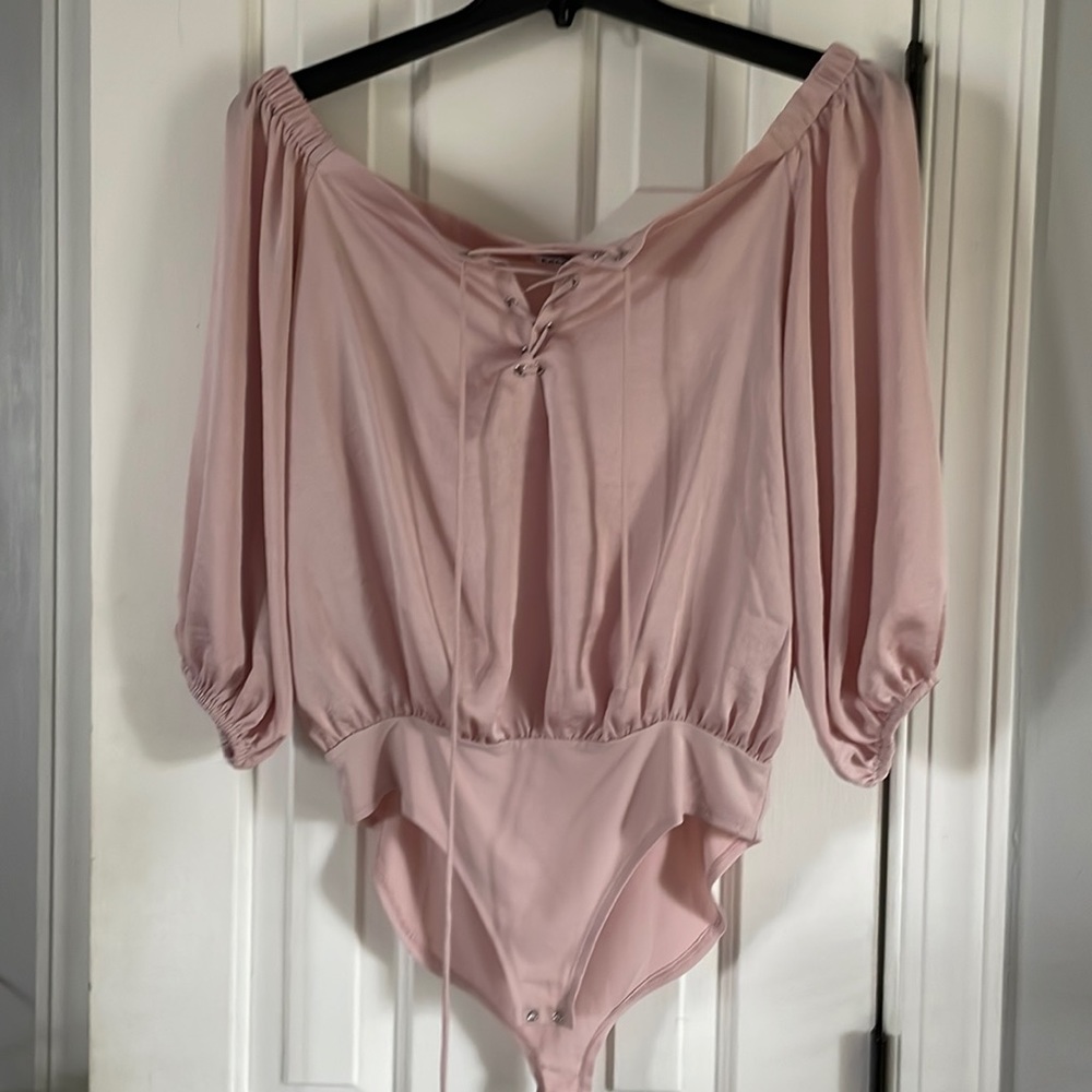 Express off the shoulder bodysuit